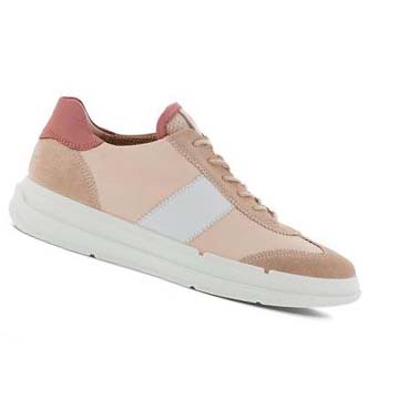 Ecco Soft X Retro-inspired Sneakers Dam Rosa Rosa Vita | SE 253ZUT